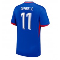 Frankreich Ousmane Dembele #11 Heimtrikot EM 2024 Kurzarm